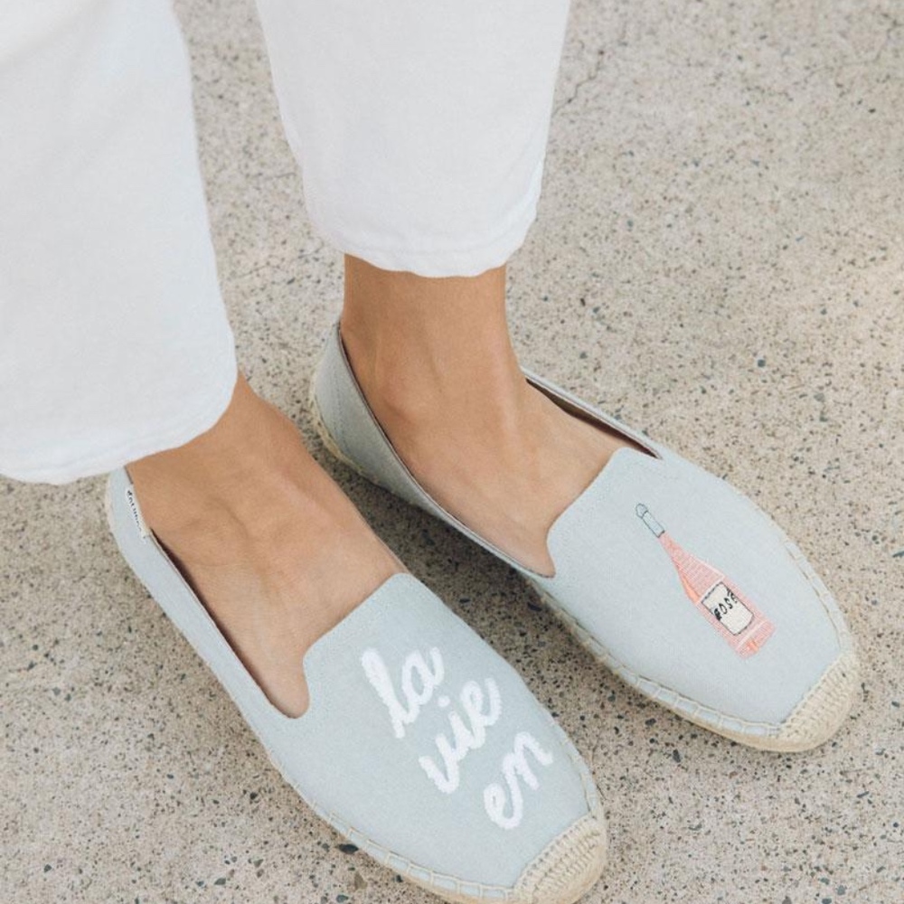 Soludos La Vie En Rose Smoking Slipper - Picture 2 of 2